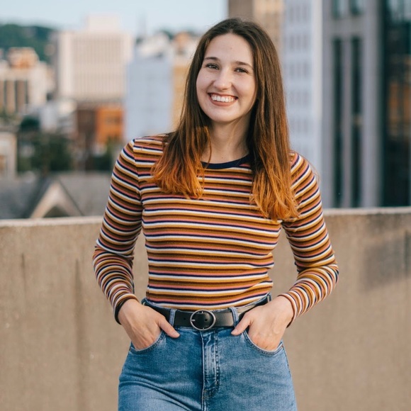 Striped long sleeve ringer - Picture 1 of 3